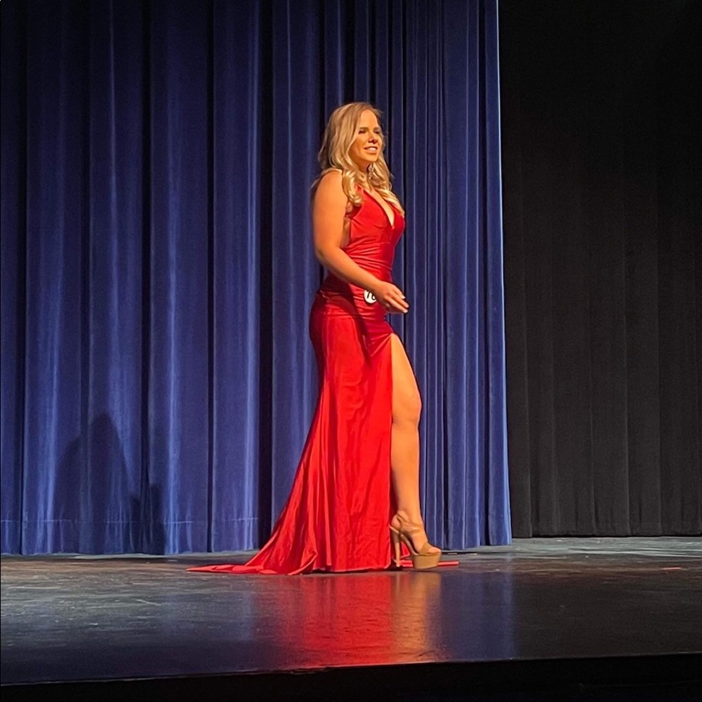 Red Evening Gown